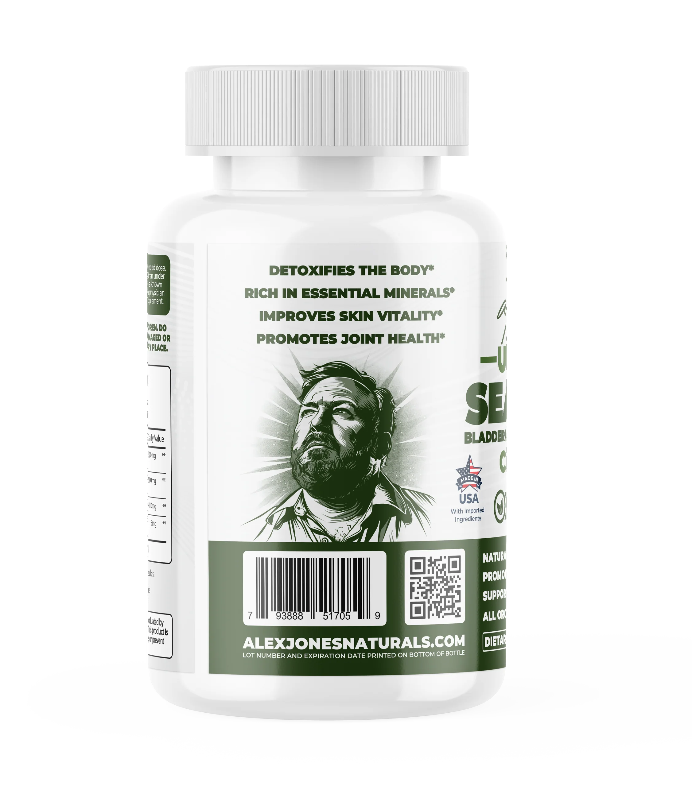Ultimate Sea Moss Capsules With Bladderwrack & Burdock Root (60 Capsules) (30 Servings) - Image 4