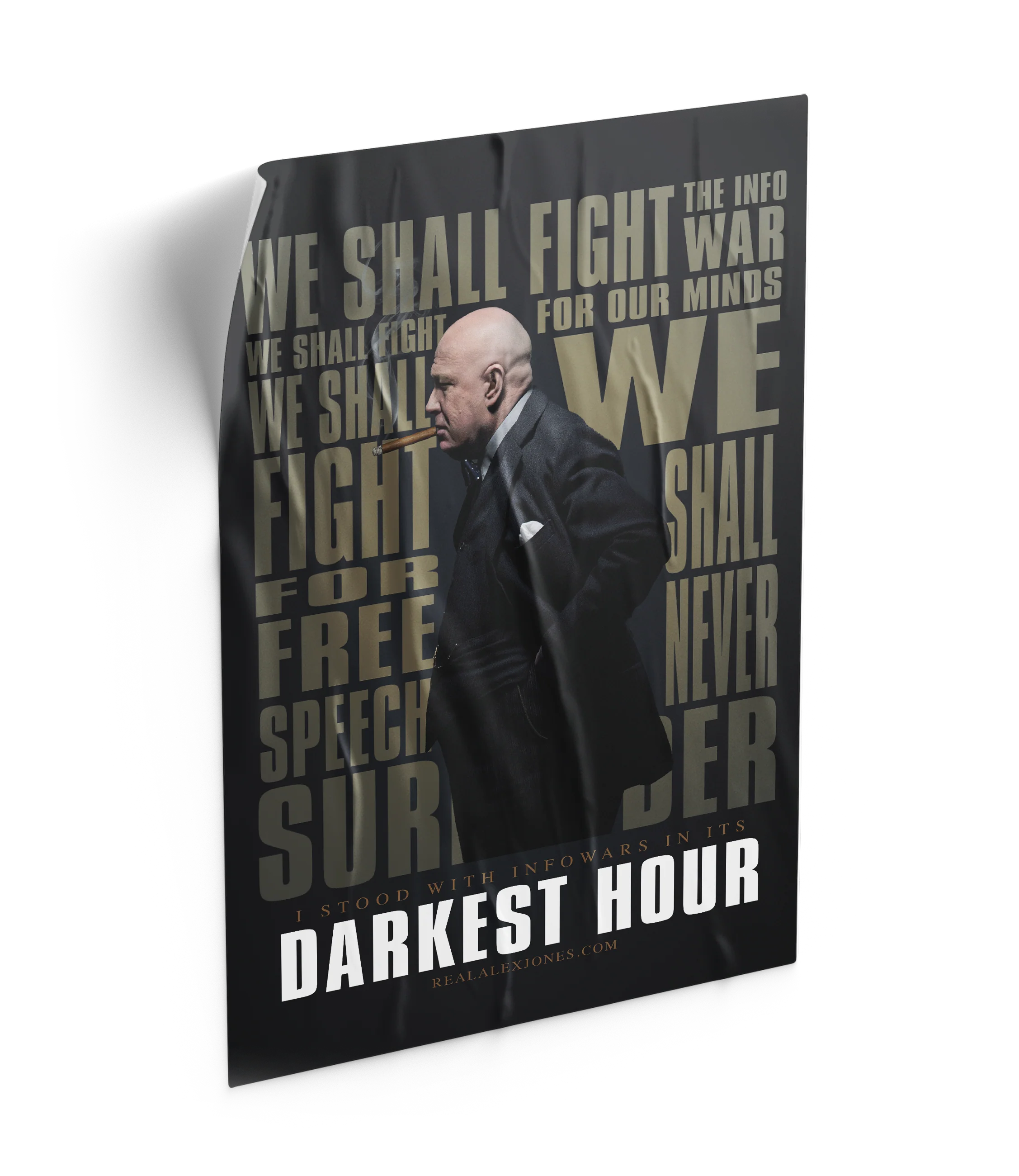 Alex Jones Darkest Hour "Limited Edition" Fundraiser Poster - Image 3