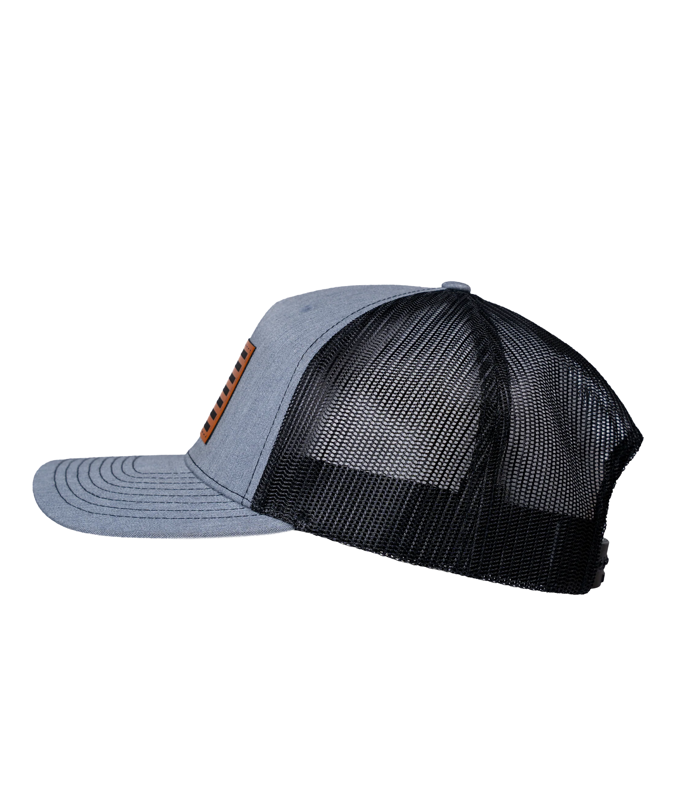 American Flag Leather Patch Hat - Image 3