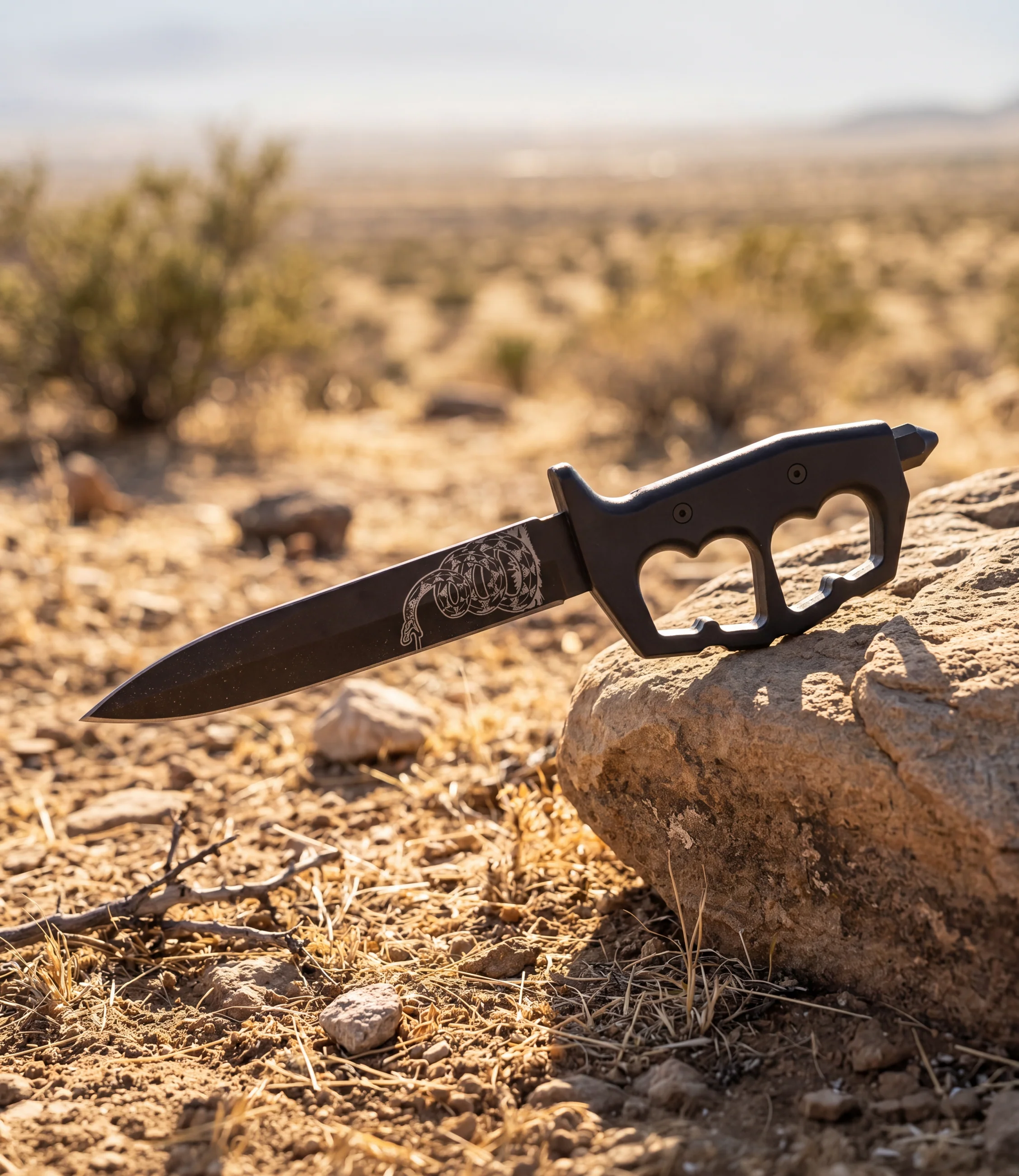 Don't Tread On Me Trench War Dagger - Image 3