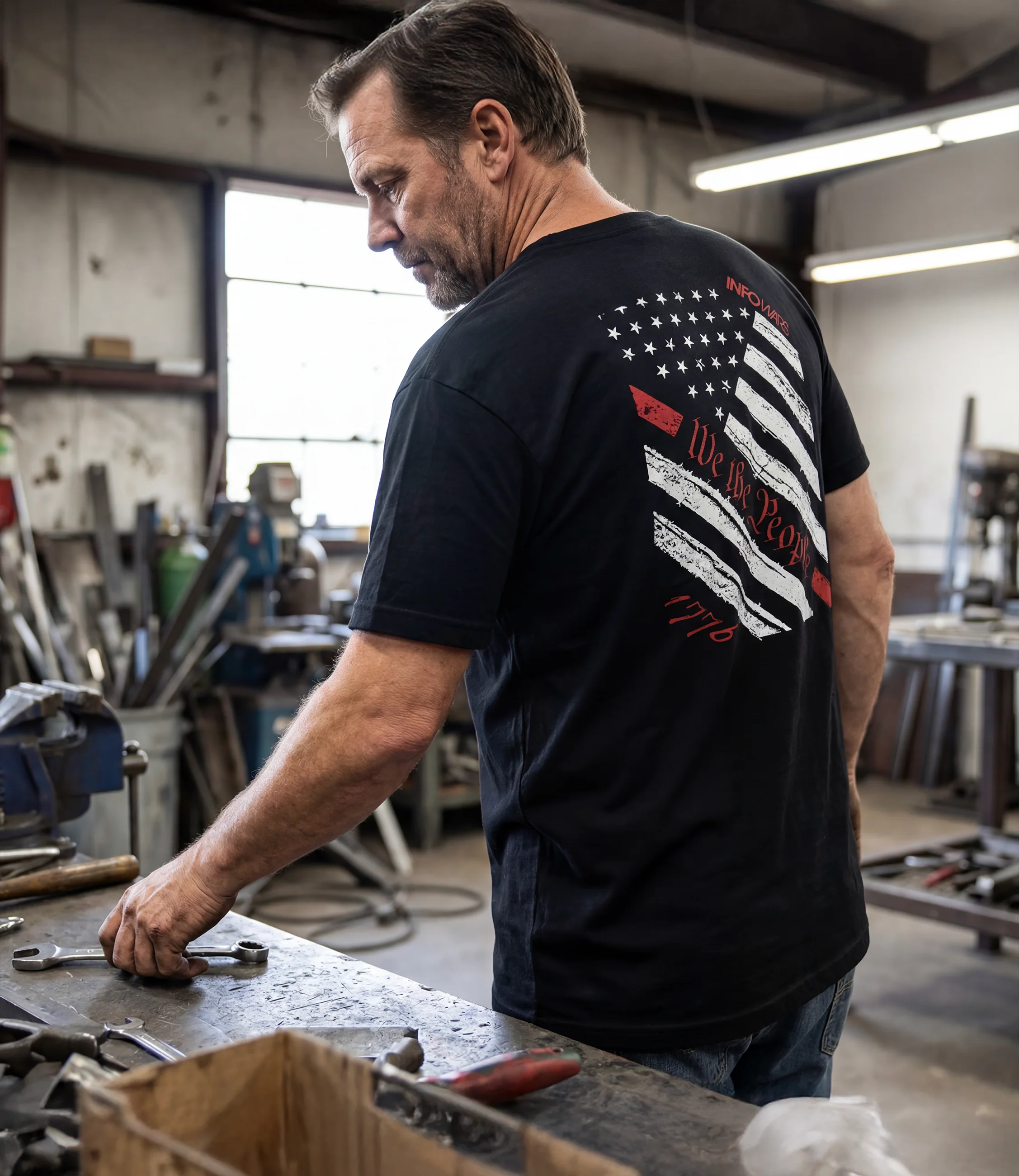 Infowars We The People Fundraiser T-Shirt - Image 6