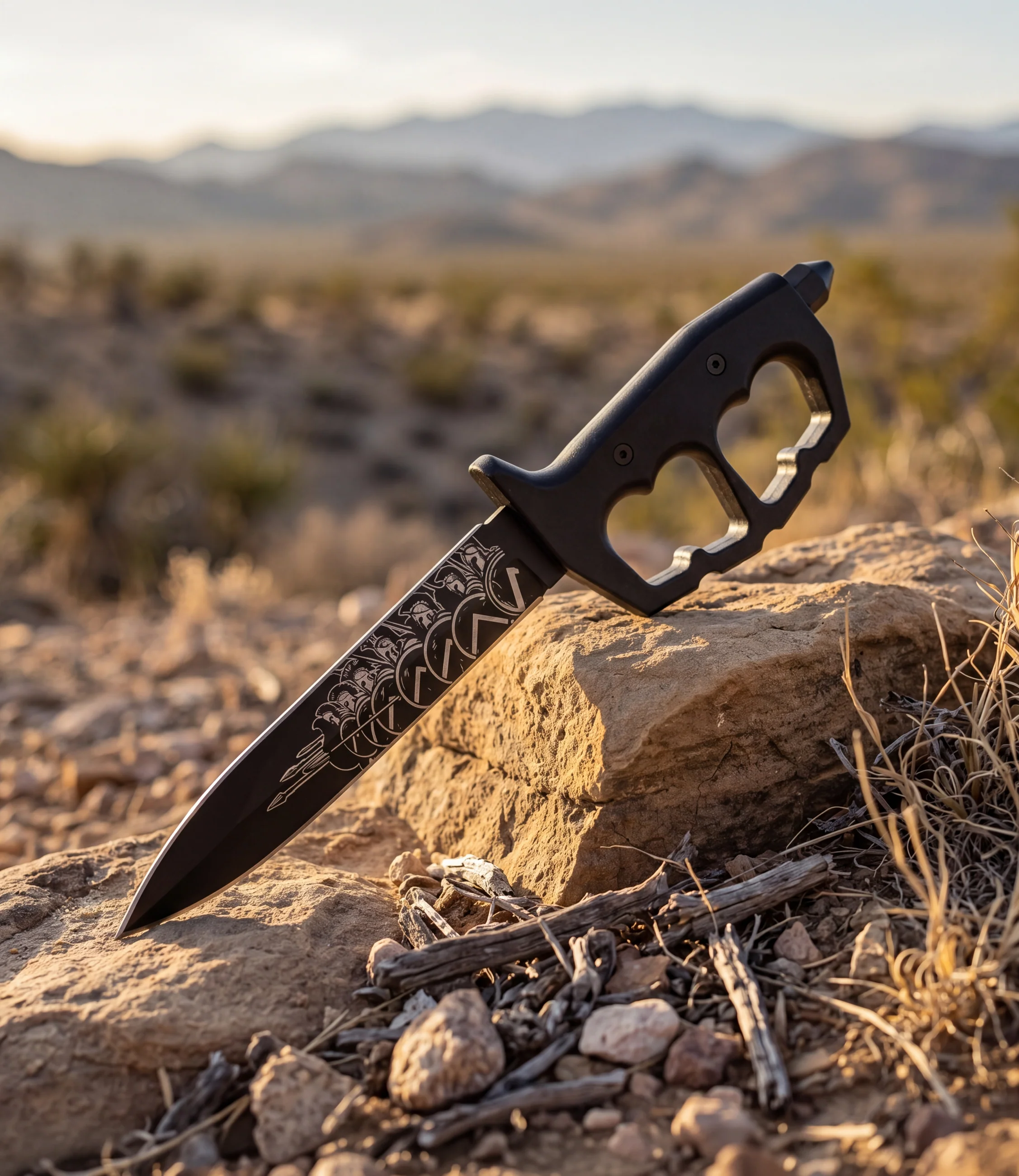 Molon Labe Trench War Dagger - Image 3