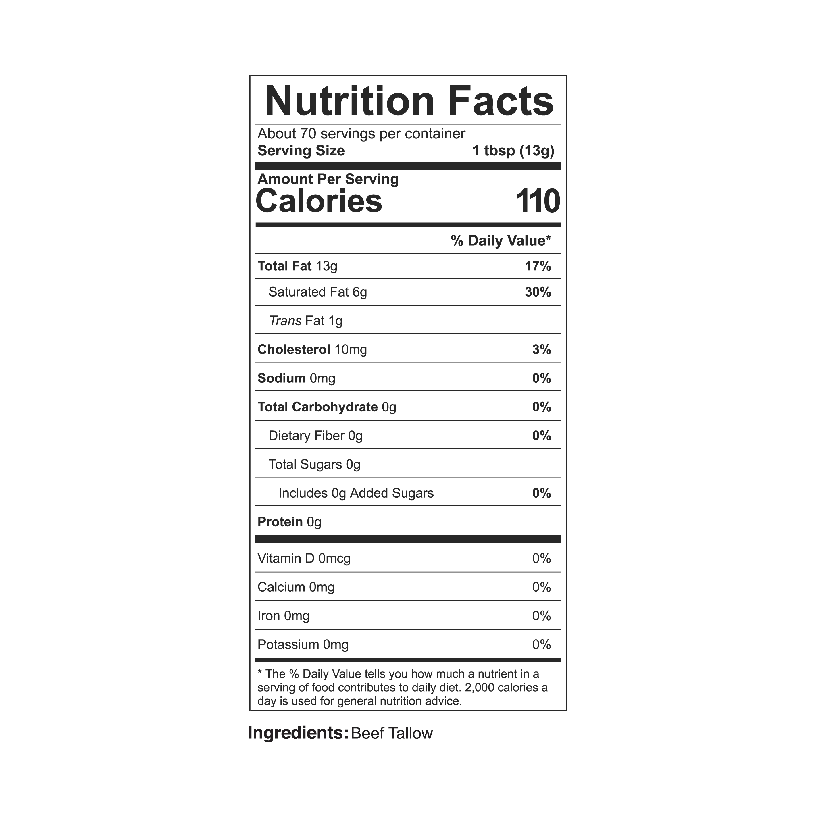 Pure Grass-Fed Beef Tallow - Image 2