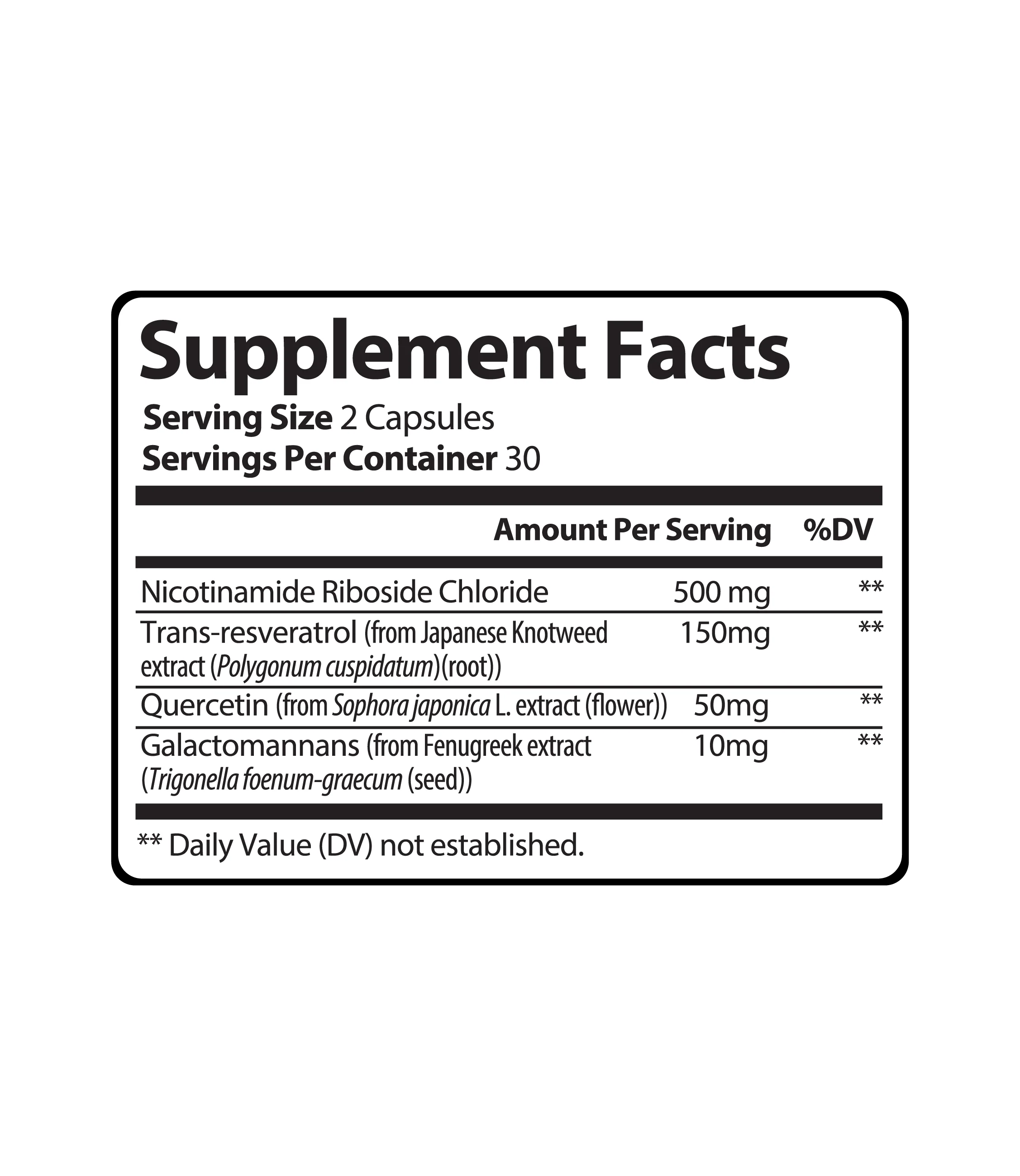Ultra DNA Revival - NAD+ (60 Capsules) (30 Servings) - Image 2