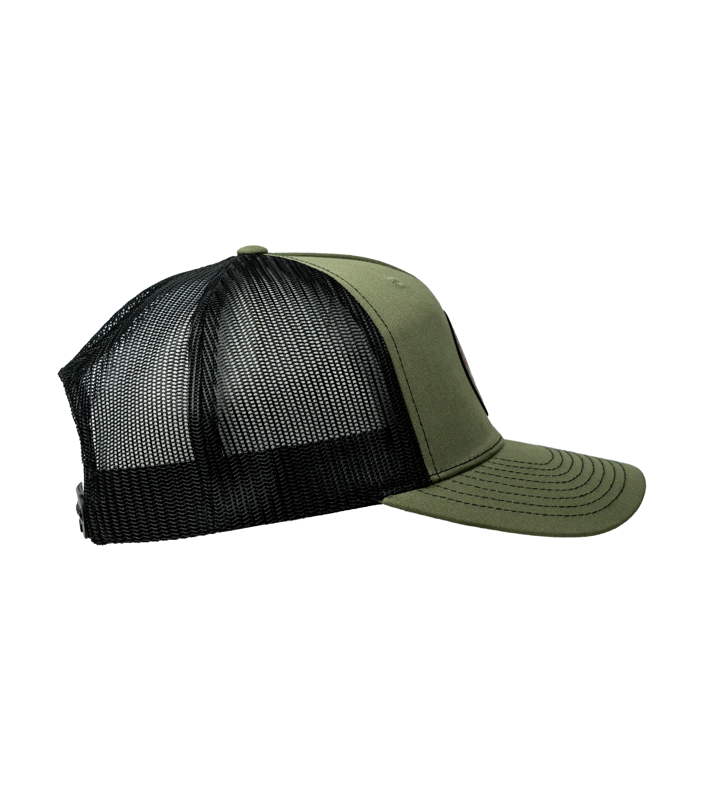 "You Shall Conquer" Leather Patch Hat - Image 4