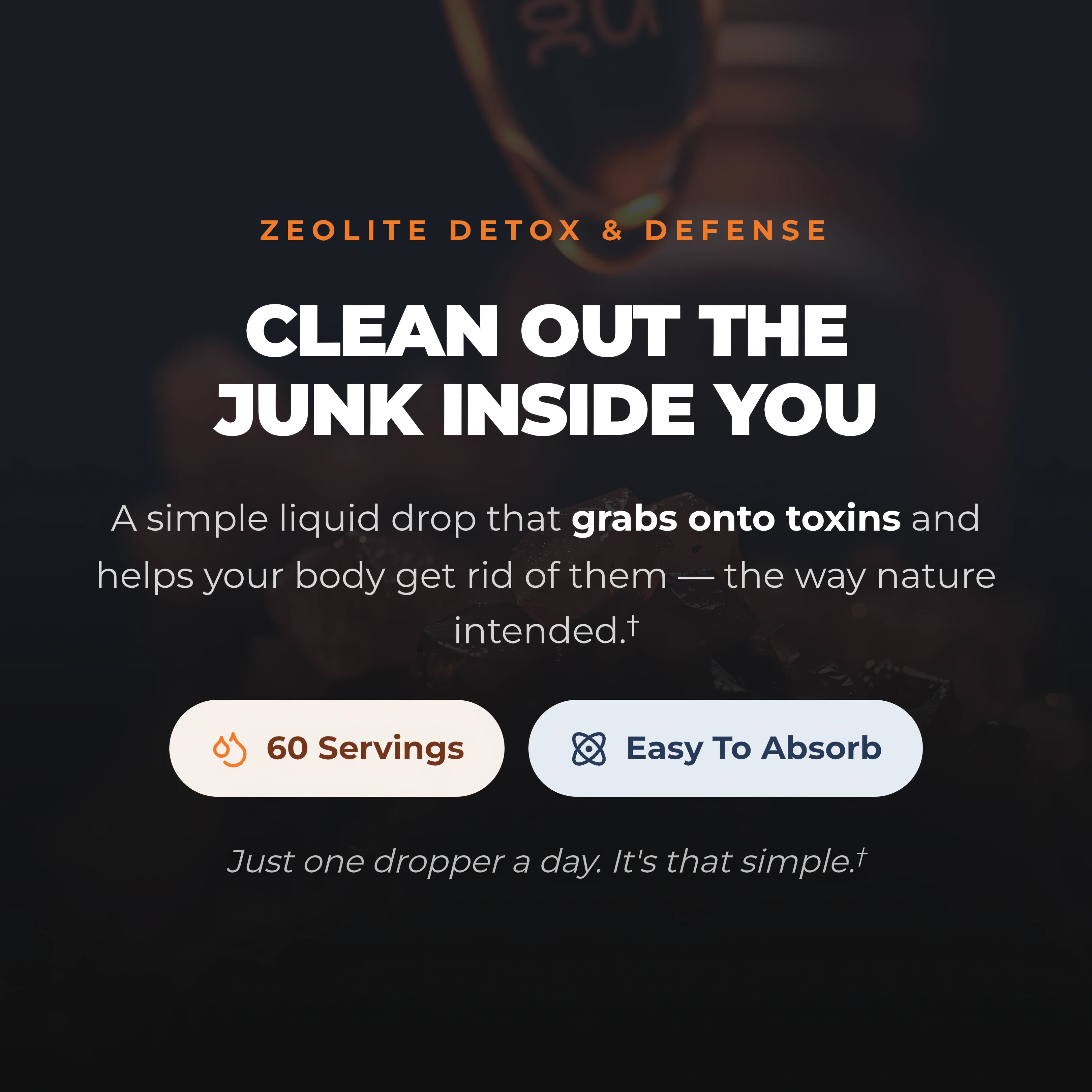Zeolite Detox & Defense - Advanced Binding Agent (60 Servings) - Image 3